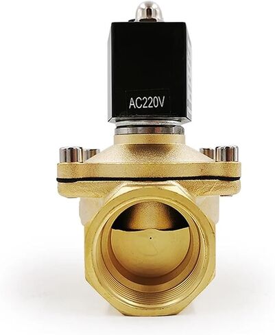 1/4" 3/8" 1/2" 3/4" 1" 1-1/4" Normally Close Brass Electric Solenoid Valve DN15 DN20 12V/24V/220V/110V(Dn32,AC110V) in Kuwait
