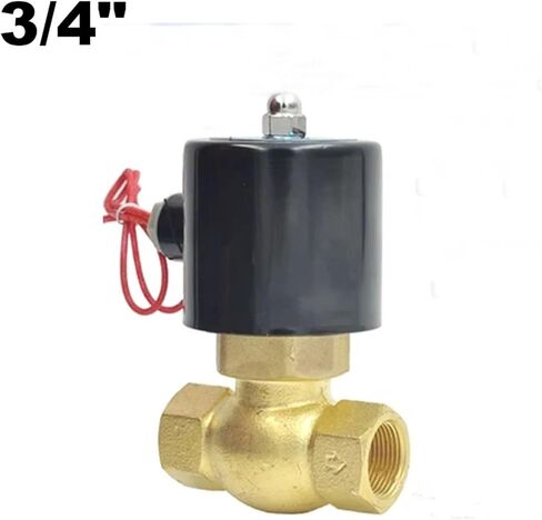 3/4 "DN20 صمام الملف اللولبي النحاسي ذو درجة الحرارة العالية 2 موضع 2 طريقة N/C 24VDC 220VAC مكبس طيار US-20 2L170-20(24V) in Kuwait