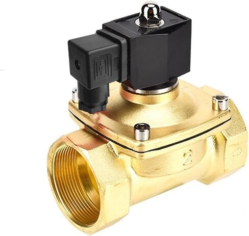 2-inch 2-Way IP65 Waterproof Brass Normally Closed/Normally Open Water Solenoid Valve(220VAC-NORMALLY Open) in Kuwait
