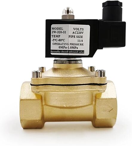 1/4 "3/8" 1/2 "3/4" 1 "1-1/4" صمام ملف لولبي كهربائي نحاسي مغلق عادة DN15 DN20 12 فولت/24 فولت/220 فولت/110 فولت (Dn32 ، AC220V) in Kuwait