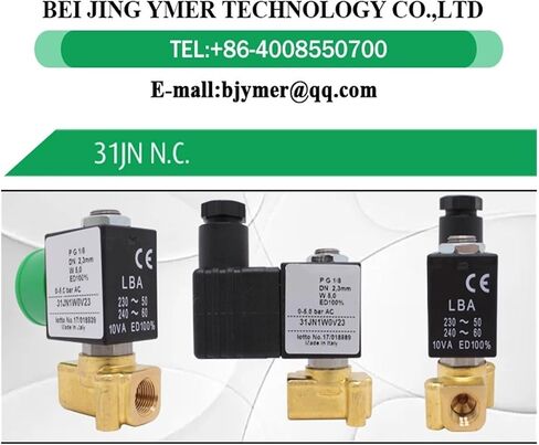 31JN1W0V12 31JN1W0V23 صمامات الملف اللولبي ذات الأغراض العامة ثلاثية الاتجاه ذات التمثيل المباشر G1/8 اتصال ملولب نحاسي (Ac220v، 31JN1W0V12) in Kuwait