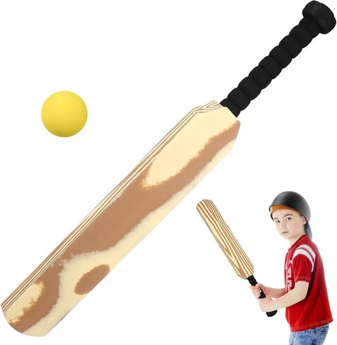 Kisangel Kids Cricket Set with Bat and Ball Interactive Indoor and Outdoor Sports Toy for Children Parent-Child Backyard Game to Develop Coordination and Social Skills in Kuwait