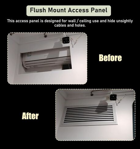 Removable Aluminum Access Panel for Wall/Ceiling - 15x15in Air Return Vent, Square Inspection Door, Durable Access Hatch for Easy Maintenance and Inspection in Kuwait