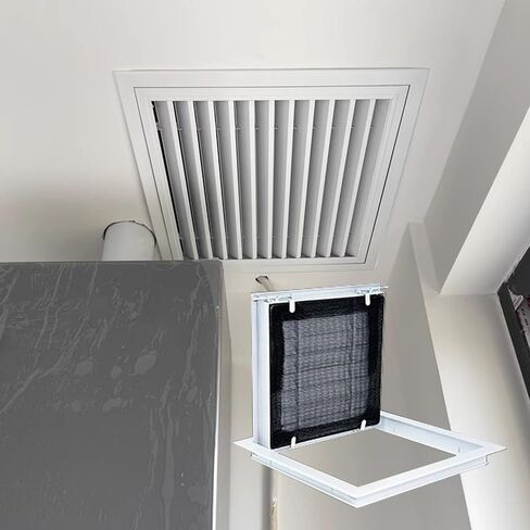 Removable Air Return Access Panel - Aluminum Access Door for Wall/Ceiling, Square Inspection Hatch (19x19in, 48x48cm) - Easy Installation & Durable Design in Kuwait