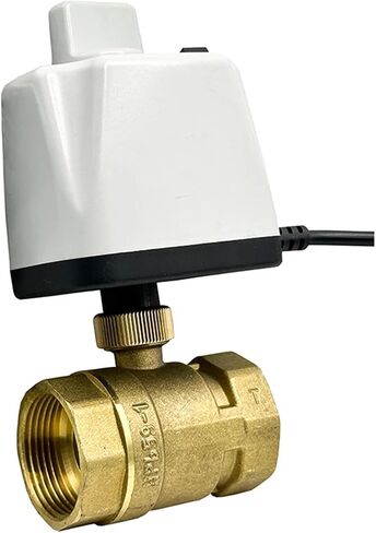 1/2" 3/4" 1" 2" Normally Closed Motorized Ball Valve 220V 12V 24V 2-Wire Brass Electric Ball Valve with Manual Switch(220VAC-DN50) in Kuwait