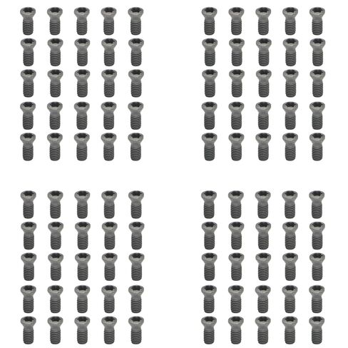 مجموعة براغي إدراج كربيد 100 قطعة، براغي توركس لأداة المخرطة CNC M2 M2.2 M2.5 M3 M3.5 M4 M5، استبدال سبائك الصلب من الدرجة 12.9 للإدراج القابلة للفهرسة، أدوات الطحن باستخدام الحاسب الآلي، أدوات القطع المعدنية in Kuwait