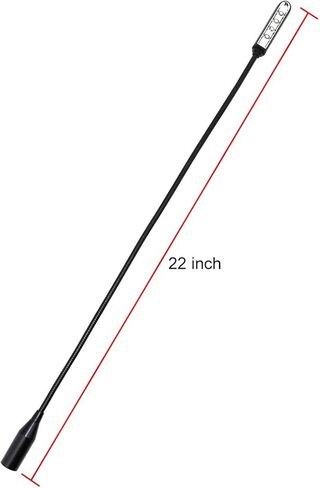 XLR 3 دبوس LED معقوفة ضوء لياماها، BEHRINGER، 22 بوصة DJ خلاط مصباح معقوفة مرن، ضوء أبيض، 12 فولت in Kuwait