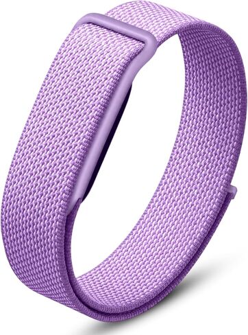 حزام DADO مطاطي من النايلون متوافق مع Google Fitbit Air، حزام رياضي منسوج ناعم ومسامي، سوار معصم بديل مرن قابل للتعديل للرجال والنساء in Kuwait