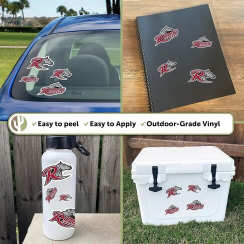 Desert Cactus Rider University Sticker Broncs Sticker Vinyl Decals Laptop Water Bottle Car Scrapbook Sheet T1 (Type 1-1) in Kuwait