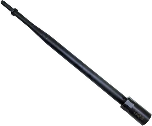 Air Hammer Extension Shaft, 0.401 Inch Male to 0.401 Inch Female, 14-1/2 Inch Effective Reach, 16 Inch Overall Length, 42CrMo Steel for Heavy-Duty Demolition & Automotive Repair in Kuwait