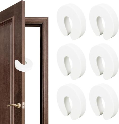 Door Finger Pinch Guard, 6 Pack Foam Door Stopper,Anti Door Slam Stopper for Safety & Protection Door Slam Stopper in Kuwait