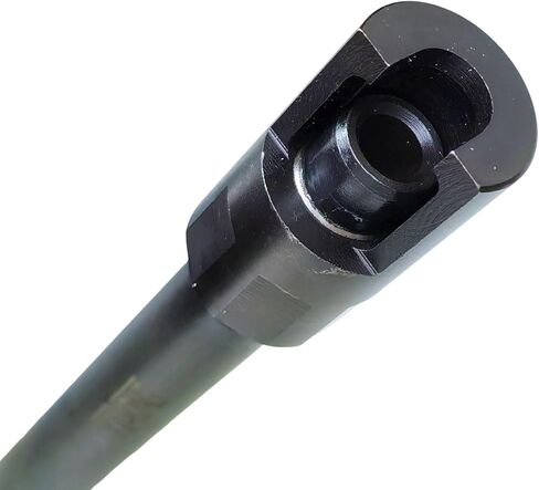 Air Hammer Extension Shaft, 0.401 Inch Male to 0.401 Inch Female, 14-1/2 Inch Effective Reach, 16 Inch Overall Length, 42CrMo Steel for Heavy-Duty Demolition & Automotive Repair in Kuwait