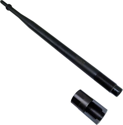 Air Hammer Extension Shaft, 0.401 Inch Male to 0.401 Inch Female, 14-1/2 Inch Effective Reach, 16 Inch Overall Length, 42CrMo Steel for Heavy-Duty Demolition & Automotive Repair in Kuwait