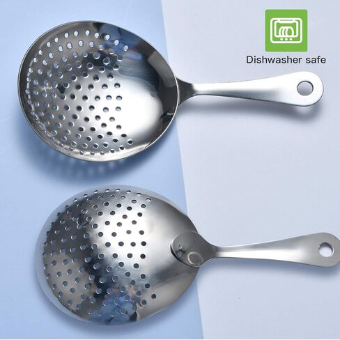 Stainless Steel Julep Strainer Akamino 4 Pack Cocktail Strainer Spoon for Drink Home Kitchen Bar in Kuwait