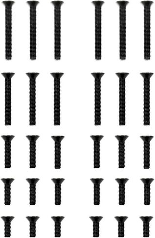 AMORIL Flat Head Hex Screw, M3 (8mm & 10mm & 12mm & 20mm & 22mm) for RC Brushless Truck Mini 1/10 RZ001G-A,Part Number R11100 in Kuwait