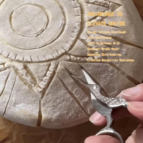 Bread Lame Dough Scoring Tool, Bread Scoring Tool Kit, sourdough scissors, suitable for baking sourdough and regular bread, comes with 100 inches of cotton string and 10 bread blades. in Kuwait