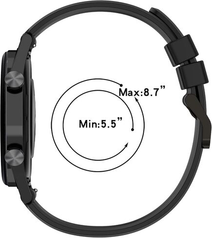 10-Pack Band Compatible with Kospet Tank T2/T3/T3 Ultra/T3 Ultra 2/M2/M3/M3 Ultra,22mm Silicone Strap Wristband Replacement Band for Kospet Tank T2/T3/T3 Ultra/T3 Ultra 2/M2/M3/M3 Ultra Smartwatch in Kuwait