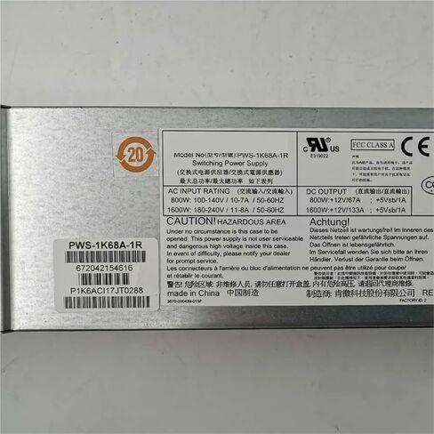 1pc PWS-1K68A-1R 1600W 1U Redundant Power Supply in Kuwait