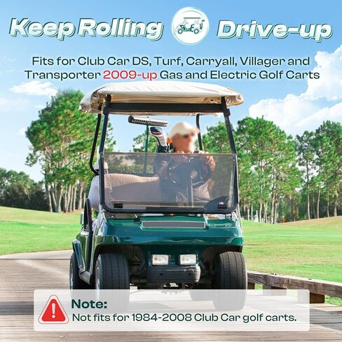 DRIVE UP Golf Cart Tie Rod, Ball Joints and Rack Pinion Drag Link Kit for Club Car DS, Carryall, Turf, Villager 2009-Up Gas and Electric Golf Carts, OEM 103354701 103653401 102022601 102022602 in Saudi Arabia