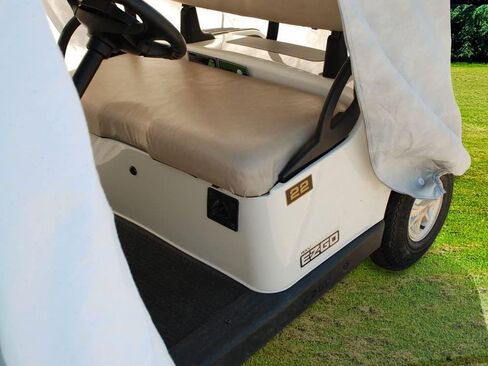 غطاء عربة الجولف عالي التحمل مقاوم للماء من CarsCover 2 أغطية للركاب لـ EZ Go 2Five 2 / Freedom/RXV/TXT/MPT 800 in Kuwait