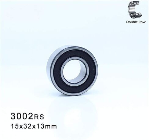 3002-2RS محامل زاوي صف مزدوج 3002 2RS مختومة RS الاتصال الكرات 15 * 32 13 ملم in Kuwait