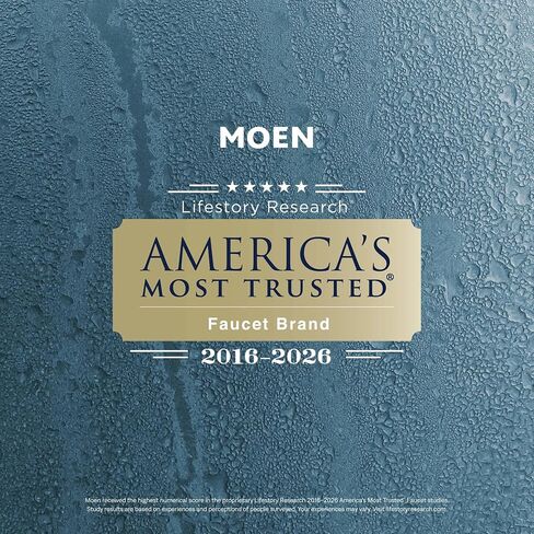 مجموعة أدوات تزيين صنبور الحمام الحديثة بمقبضين من النيكل المصقول من Moen Align مقاس 8 بوصات، تتضمن صمامًا، TV6193BN in Kuwait