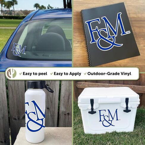 Desert Cactus Franklin & Marshall College Sticker Diplomats Vinyl Decal Laptop Water Bottle Car Scrapbook (IND 00013a) in Kuwait