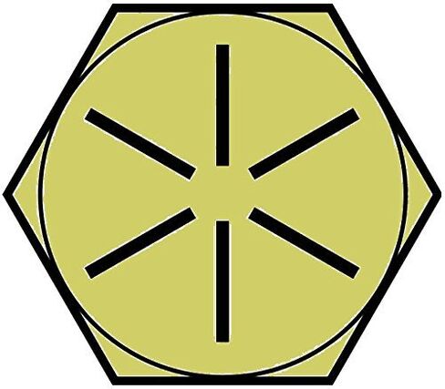 Grade 8 Hex Head Cap Screws, 9/16"-18, 4.5" Lg., North American - (Pack of 5) in Saudi Arabia