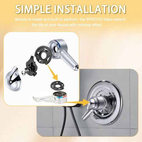 RP32102 Rotational Limit Stop Replacement Compatible with Delta 17 Series Faucets, Plumbing Repair Part for Delta RP32102 in Kuwait