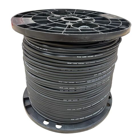 كابل ميكروفون متوازن Rapco Horizon MIC1.K 24GA - بكرة 1000 قدم | كابل صوت منخفض الضوضاء | صنع في الولايات المتحدة الأمريكية in Kuwait