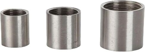 1 قطعة 1/8 "1/4" 3/8 "1/2" 3/4 "1" 1.5 "2" 3 "4" BSPT أنثى اقتران دائري موصل السباكة 201 304 316 تركيب أنابيب الفولاذ المقاوم للصدأ (SS316,2-1/2") in Kuwait