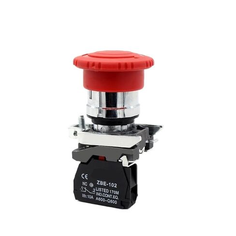 XB4-BS542 مفتاح زر إيقاف الطوارئ للتحكم الصناعي بدوره لتحرير مفتاح زر الضغط in Kuwait