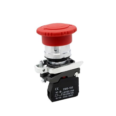 XB4-BS542 مفتاح زر إيقاف الطوارئ للتحكم الصناعي بدوره لتحرير مفتاح زر الضغط in Kuwait