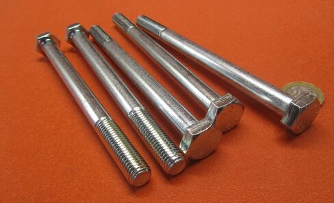 Class 8.8 Zinc Steel Bolts PT M12 x 1.75 mm x 160 mm Long 5 pcs in Kuwait