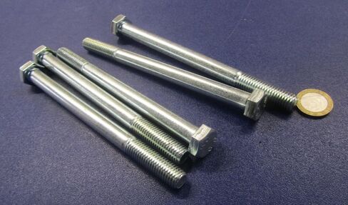 Class 8.8 Zinc Steel Bolts PT M12 x 1.75 mm x 160 mm Long 5 pcs in Kuwait
