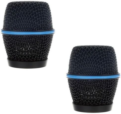 شواية معدنية بديلة لـ Shure BETA87، BETA 87A، غطاء رأس ميكروفون BETA 87C، شبكة شبكية لرأس كرة الميكروفون، أجزاء كبسولة، أسود، قطعتان in Kuwait