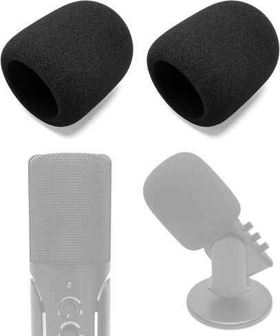 غطاء ميكروفون للزجاج الأمامي من الفوم متوافق مع ميكروفون Sennheiser Profile USB وفلتر بوب عالي الكثافة in Kuwait