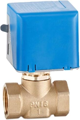 1 "صمامات كروية نحاسية كهربائية بمحرك 2 سلك AC220V صمام إيقاف إيقاف اتجاهين (110 فولت) in Kuwait