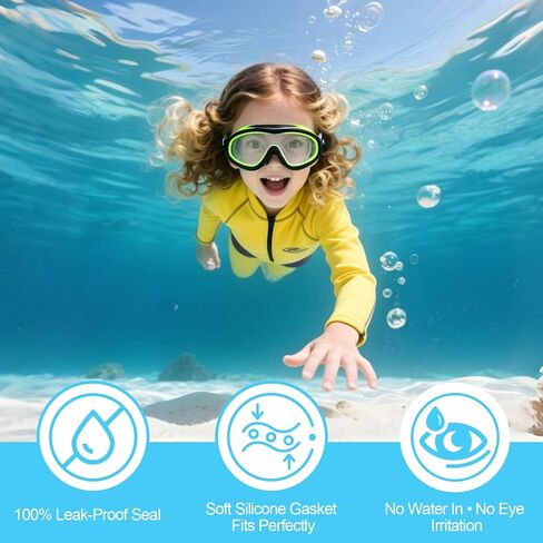 Swimming Goggles 2-Pack Set for Kids,Anti-Fog & Leak-Proof Adult and Kids Swim Goggles (6-14 Years) with UV Protection,Adjustable Comfort Fit for Training and Beach Recreation in Kuwait