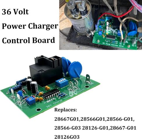 لوحة شاحن Powerwise 36 فولت لاستبدال التحكم في شاحن عربة الجولف 28566G01 28126-G01 28667G01 28566-G03 28667-G01 28126GO3 28566-G01 in Kuwait