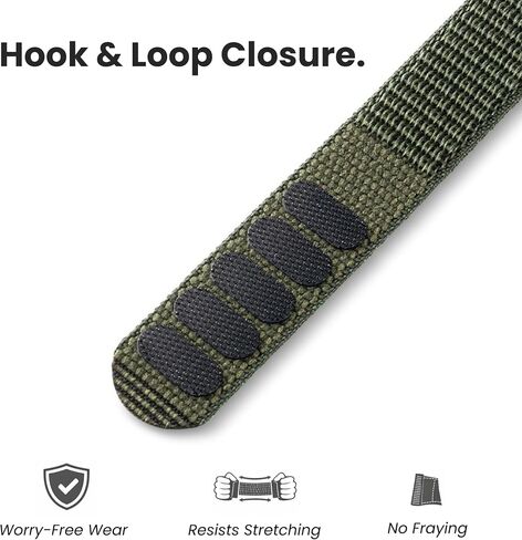 Herz P1 Smart Band + Green Strap – Fitness & Sleep Tracking Wristband with Extra Adjustable Nylon Bands in Green Power, Long Battery Life, Activity & Rest Monitoring, Splash Resistant, App Connected in Kuwait