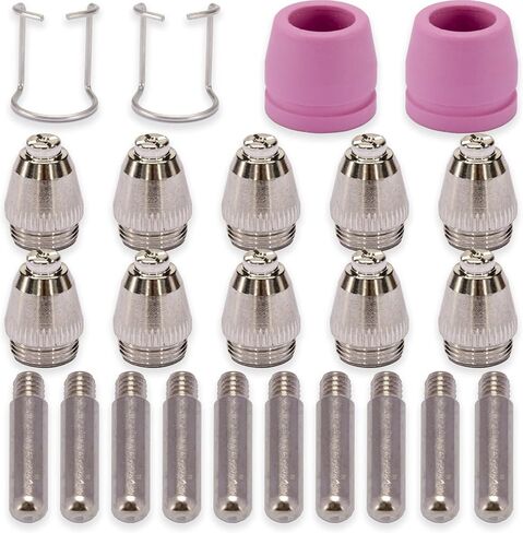 مجموعة المواد الاستهلاكية SG-55 AG-60 WSD-60، قطع البلازما، فوهات طرف الشعلة، 50 قطعة (AG60) .045 بوصة in Kuwait