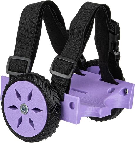 Adjustable Guinea Pig, Rabbit and Hamster Wheelchair for Back Legs Mobility Aid, Soft TPU Tires with Raps (Small) in Saudi Arabia