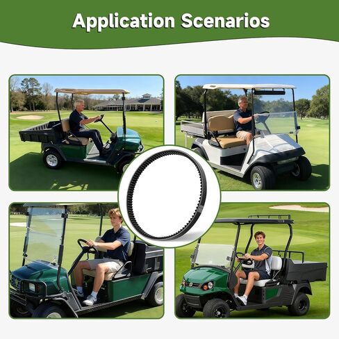 محرك حزام عربة الغولف الغاز متوافق مع EZGO Cushman 1991.5-2009 4 دورة عربة الغولف الغاز TXT ST350 WH800 MPT800 MPT1200 استبدال #: 72328G01 265-059 واجب شديد in Kuwait