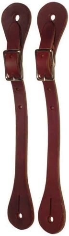 Adult Latigo Leather Spur Strap Set, Nickel Hardware in Kuwait