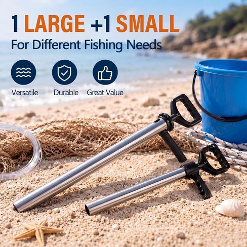2 Pack Mantis and Ghost Shrimp Pump, 30" and 37.8" Stainless Steel Shrimp Extractor, Rustproof Easy Clean Seafood Catching Pump for Outdoor Beach Use in Kuwait