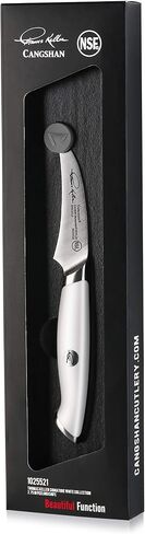 Cangshan Thomas Keller Signature Collection سويدي مسحوق فولاذي مزورة، سكين تقشير 2.75 بوصة، أبيض in Kuwait