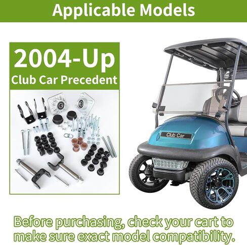 Deluxe Golf Cart Front and Rear End Repair Kit, Club Car Repair Kit Club Car Front End Parts for 2004-UP Club Car Precedent Gas Electric Models in Kuwait