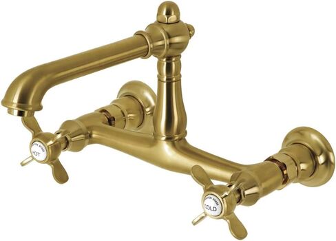 Kingston Brass KS7246BEX Essex Bathroom Faucet, Polished Nickel, 11 x 9.88 x 5.06 in Kuwait