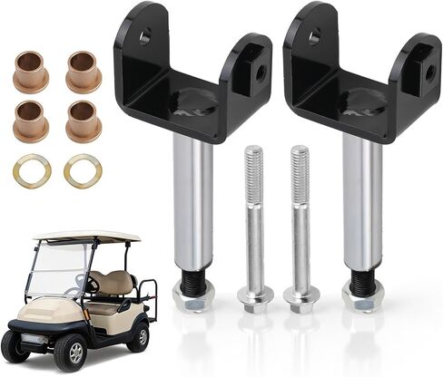 maxpeedingrods Front End King Pin Kit لنادي السيارات السابقة 2004-up عربات الغولف الكهربائية بالغاز، طقم إصلاح Pin King للواجهة الأمامية، OEM # 102287201 103638601 103638801 in Kuwait